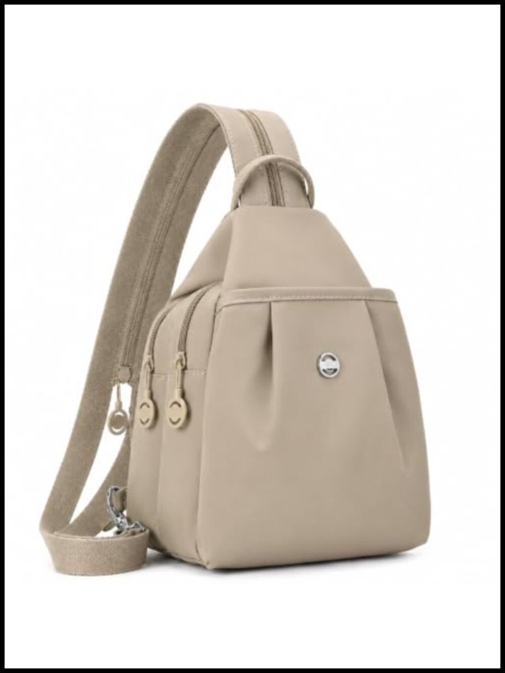 Sling Backpack Water-Resistant Crossbody Chest Bag Travel Work Gym Women